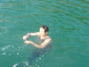 Francois dans l'eau