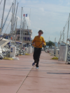 Alice en train de courir