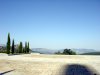 Ombre de la croix et vue sur la vall\351e
