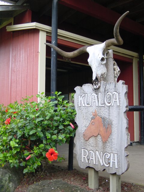 Kualoa Ranch sign