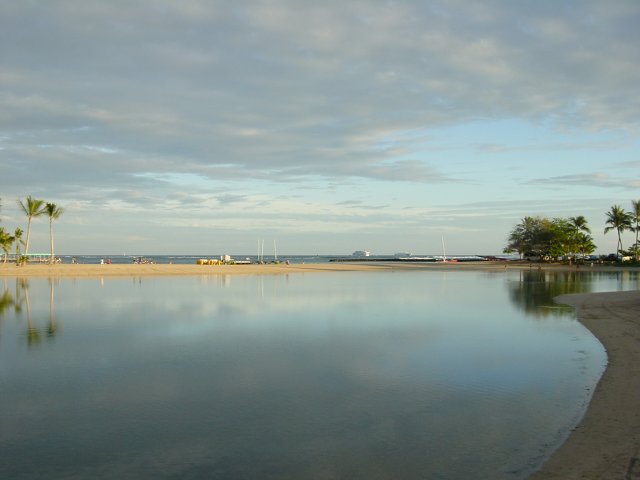 The lake by the ocean