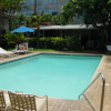 The swimming pool at our hotel