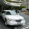 Limo in front of the Sheraton Waikiki