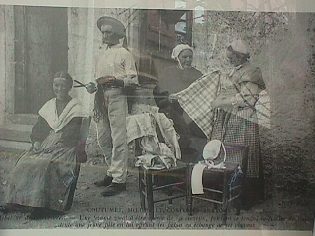 Ancienne photo de coiffeur