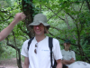 Philipp wearing Hakon's hat