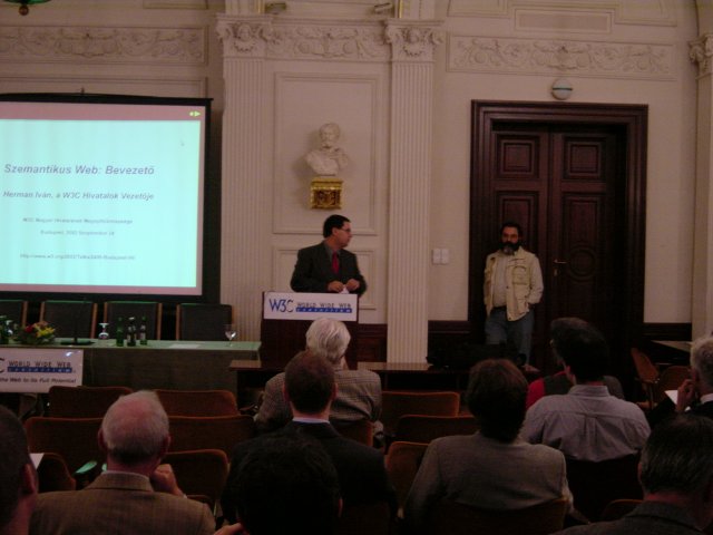 Laszlo Kovacs? introducing Ivan's talk
