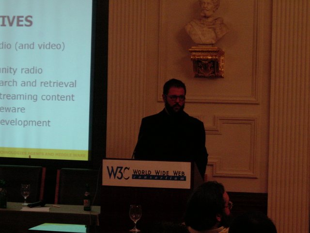 Presenter of Stream on the fly