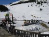 Le coin des petits au bas des pistes