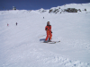 Sophie en pleine descente