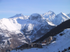 Vue d'en haut sur Auris en Oisans