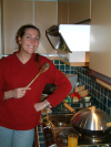 Coco the cook (avec de la fecule sur le front)