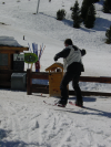 Pticul se dirige vers le tire-fesse
