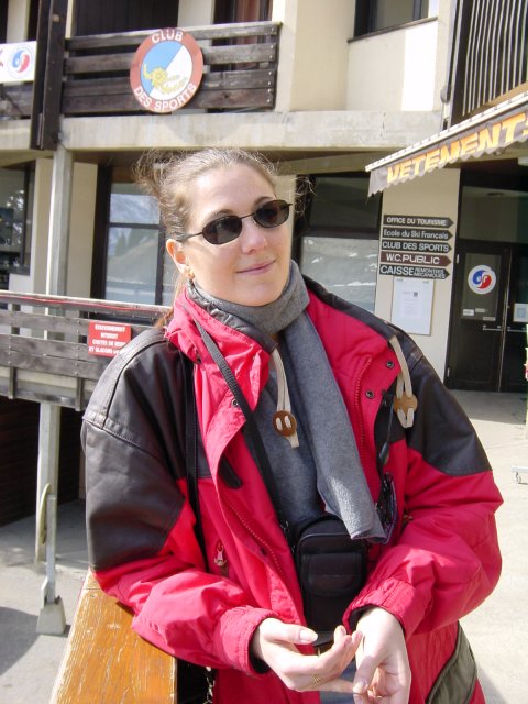 Coralie devant Vincent sport