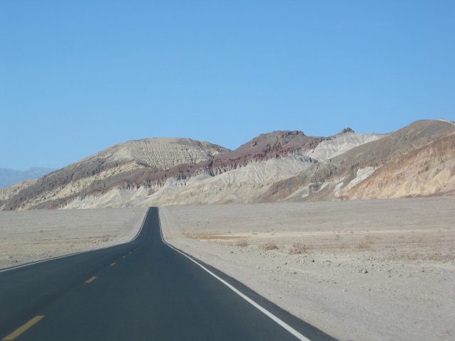 Another straight road and some more desert landscape