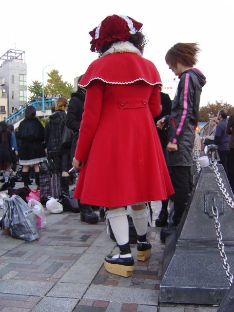 Costumed people