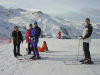 Photo de groupe en haut des pistes: Cocotte, Pticul, Bi, Sof, Andrew