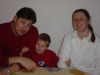 Famille Lavirotte: Papou, Gaetou et Mamou