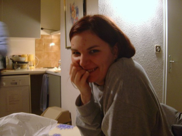 Alexandra en pyjama (si si)