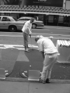 Putting contest in the street