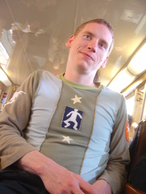 Eric in the train