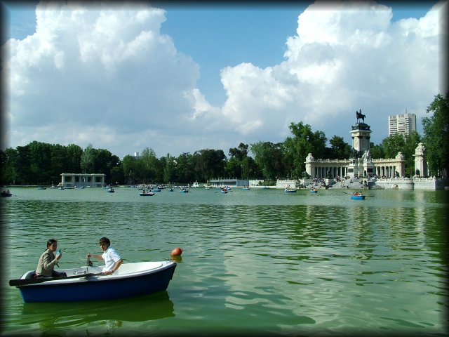 Estanque en el Parque de El Retiro