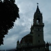 Iglesia de San Manuel Y San Benito, viewed from the street.