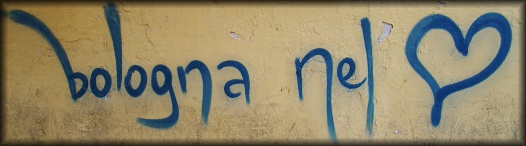 Grafitti "bologna nel cuore"