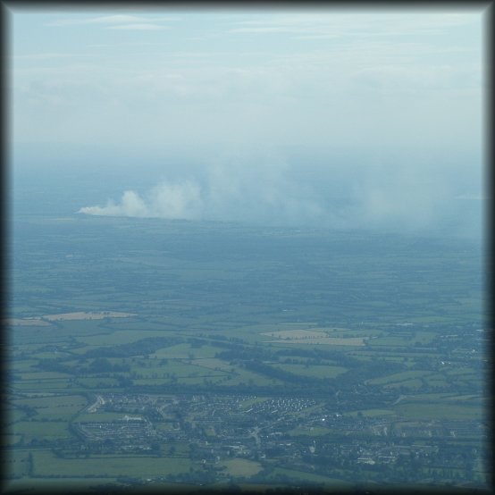 I spotted smoke. On the GWY-DUB flight.