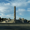 The Monolith (over 14 meter tall column with human bodies carved out of a single block of stone) in the Vigeland Sculpture Park.