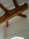 Beams on the ceiling