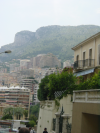 Monaco spreading buildings on the hills