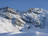 Drapeaux derriere le half-pipe