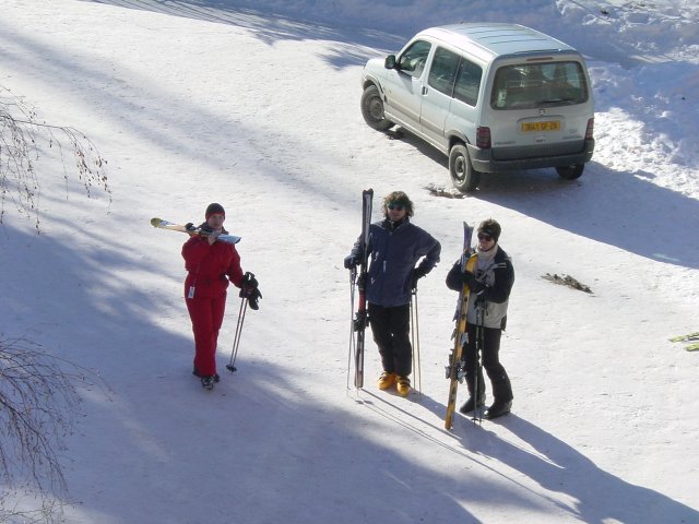 Mme Bi, Nico & Steph sur le point de repartir