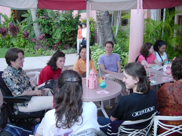 W3C women gathering for a cocktail