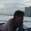 Thierry, surfers in the background