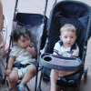 Marisa and Daniel, quiet babies