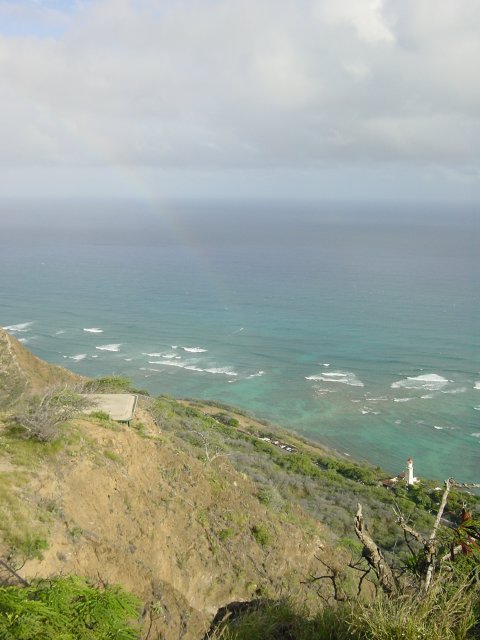 Rainbow on the ocean