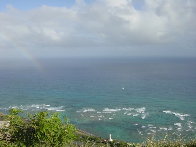 View of the ocean