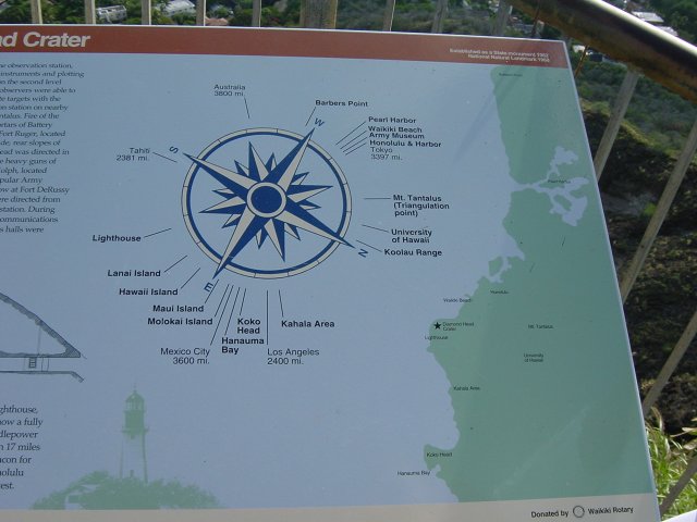 Diamon Head crater orientation map