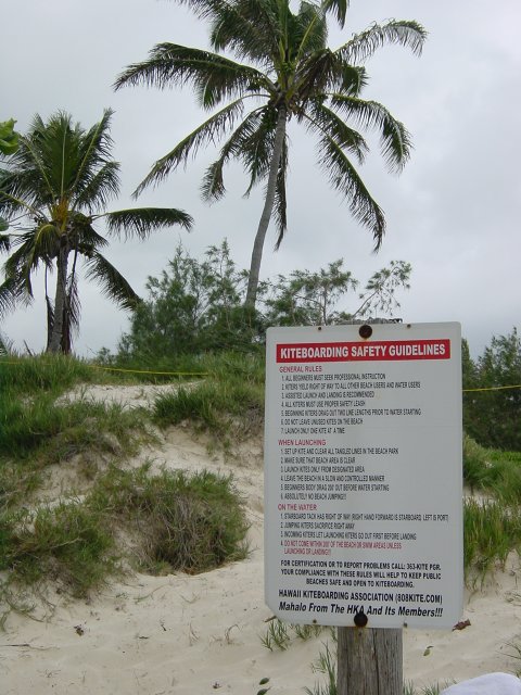 Kiteboarding safety guidelines 