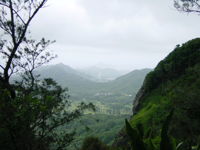 Pali lookout view