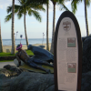 Fountain on Waikiki Beach