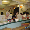 Japanes patrons of the restaurant