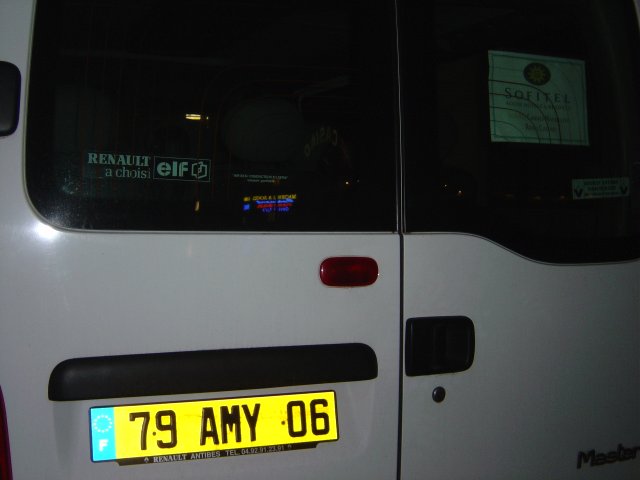 Sofitel Royal Casino minibus (with the AMY licence plate)