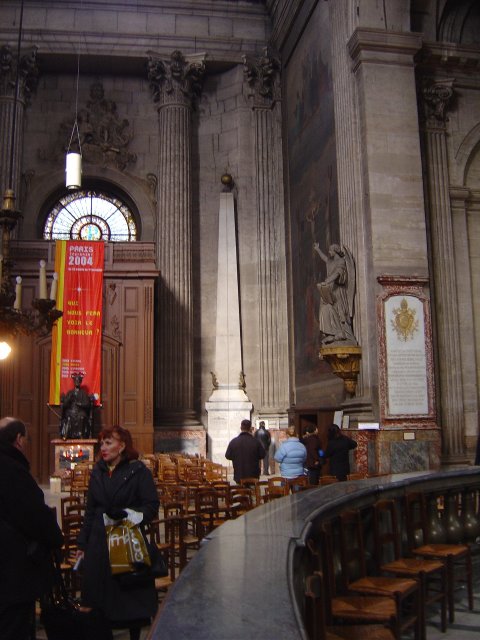 Saint-Sulpice, the obelisk