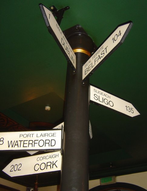 Irish pub, Christchurch: Belfast 104 (days?)
