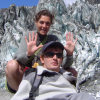 Coralie and Nicolas at Franz Josef Glacier